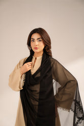 1 Piece Chiffon Embroidered Dupattas/Stoles (FD0064)